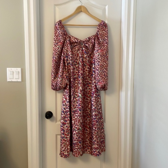 ANTHROPOLOGIE Sachin & Babi Floral Midi Dress 10P. - Picture 5 of 11